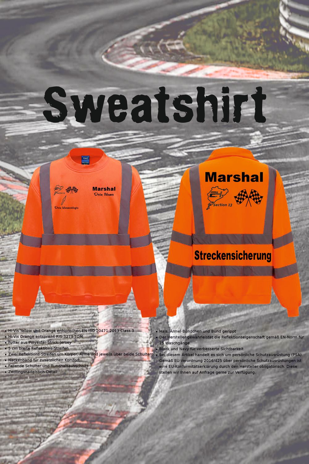 Sweatshirt für Marshal´s