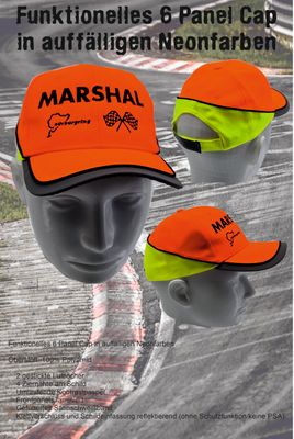 Cap in Orange + Neon Gelb für "Marshal´s"