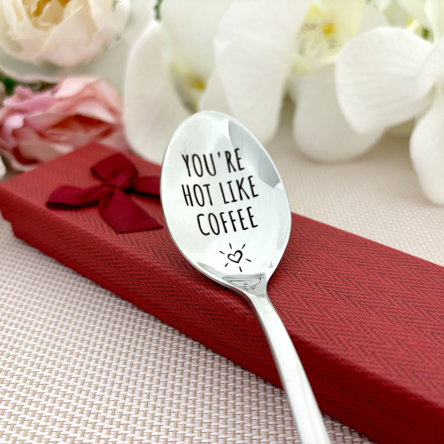 You Are So Hot Like Coffee – GAG Spoon for Cappuccino