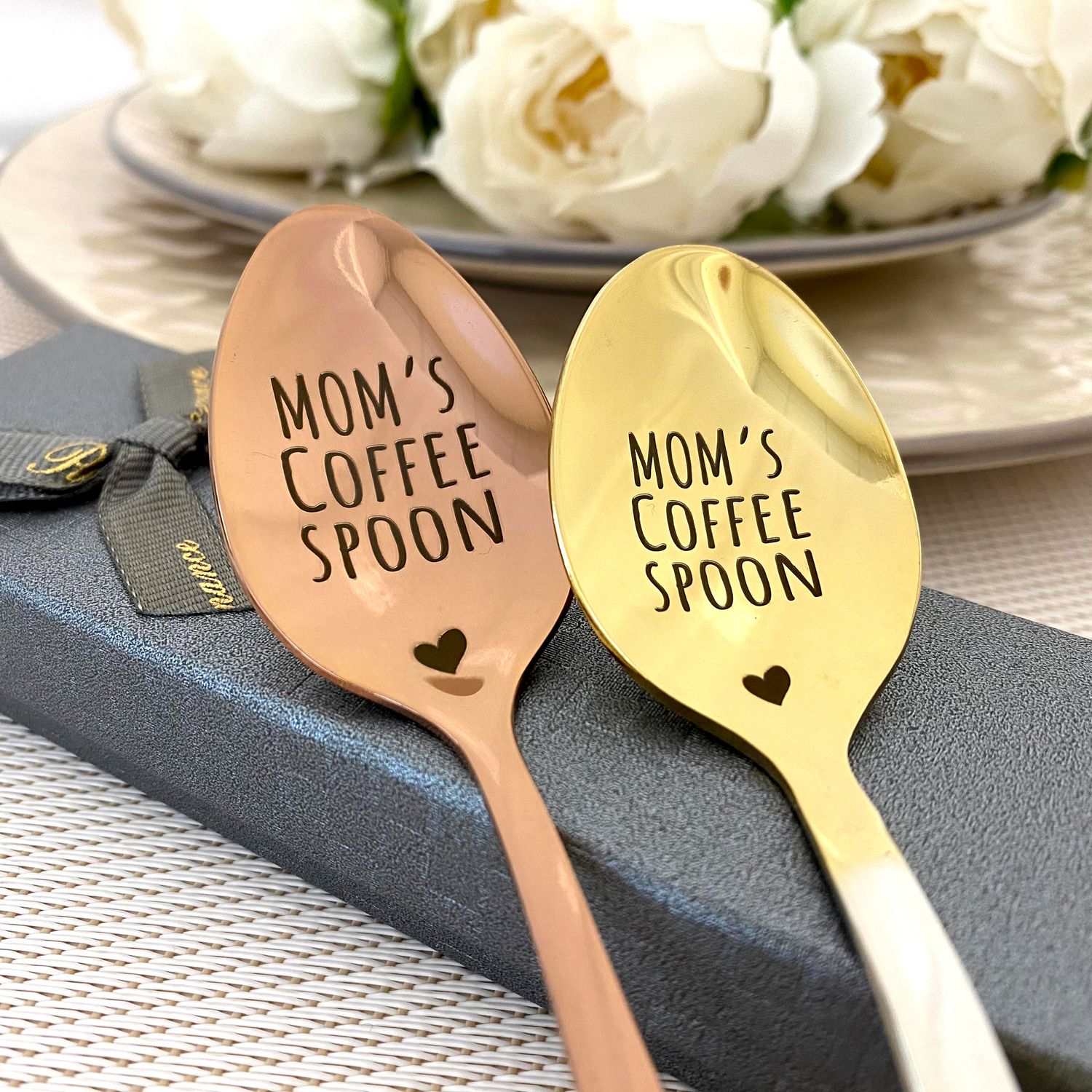 Mom&#39;s Coffee Spoon - Mother&#39;s Day  Personalized gift idea 