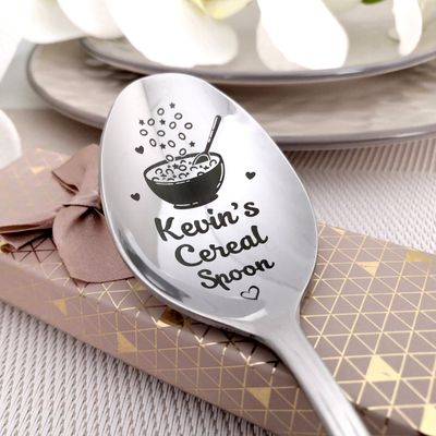 Personalized Cereal spoon with Name – For real oatmeal lovers 