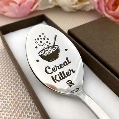 Cereal Killer - Spoon for Real man - for Oatmeal and Porridge 