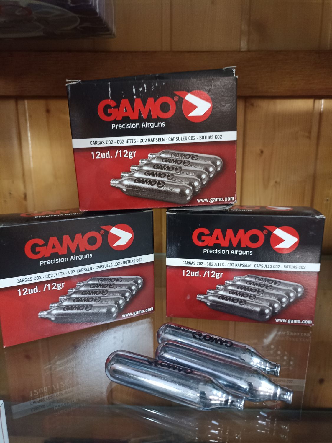 caja 12 cargas CO2 12g