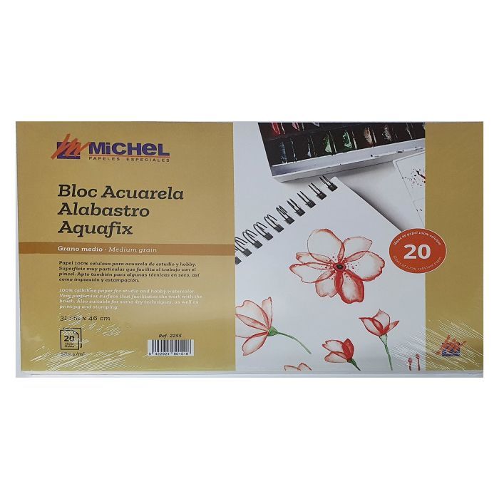 Bloc Acuarela Michel Aquafix A3 280g 20H