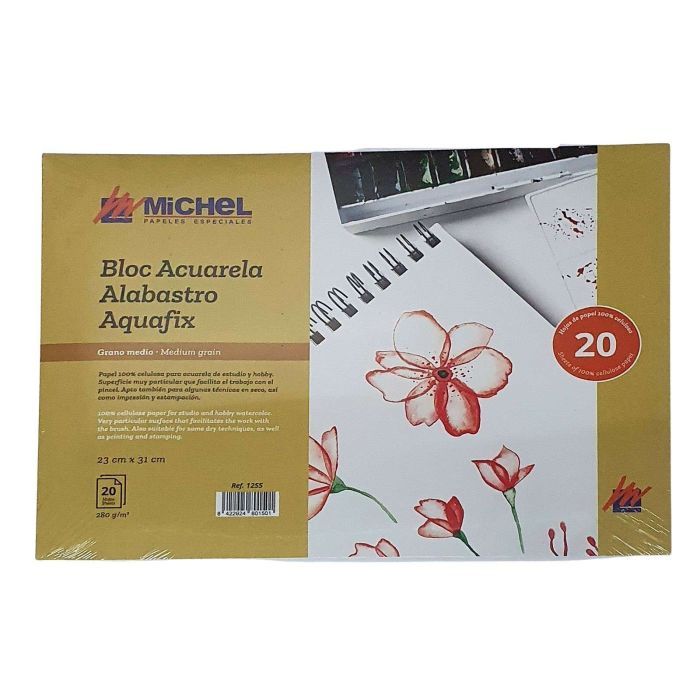 Bloc Acuarela Michel Aquafix A4 280g 20H