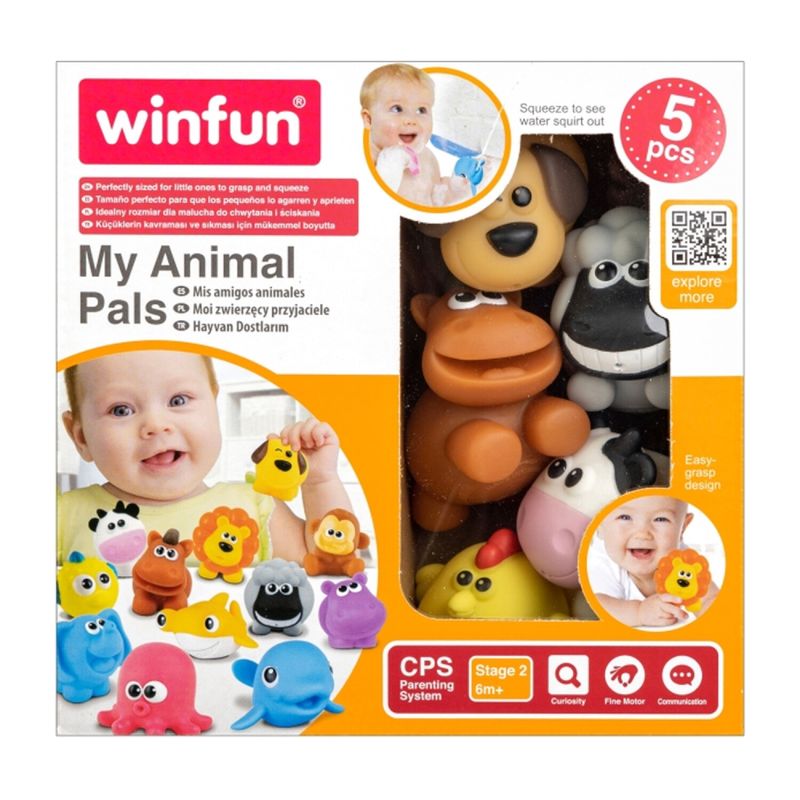 WINFUN Pack 5 Animales: Granja o Jungla BAÑO