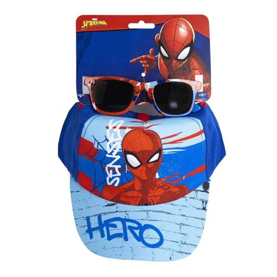 GORRA SET GAFAS DE SOL Spiderman Hero