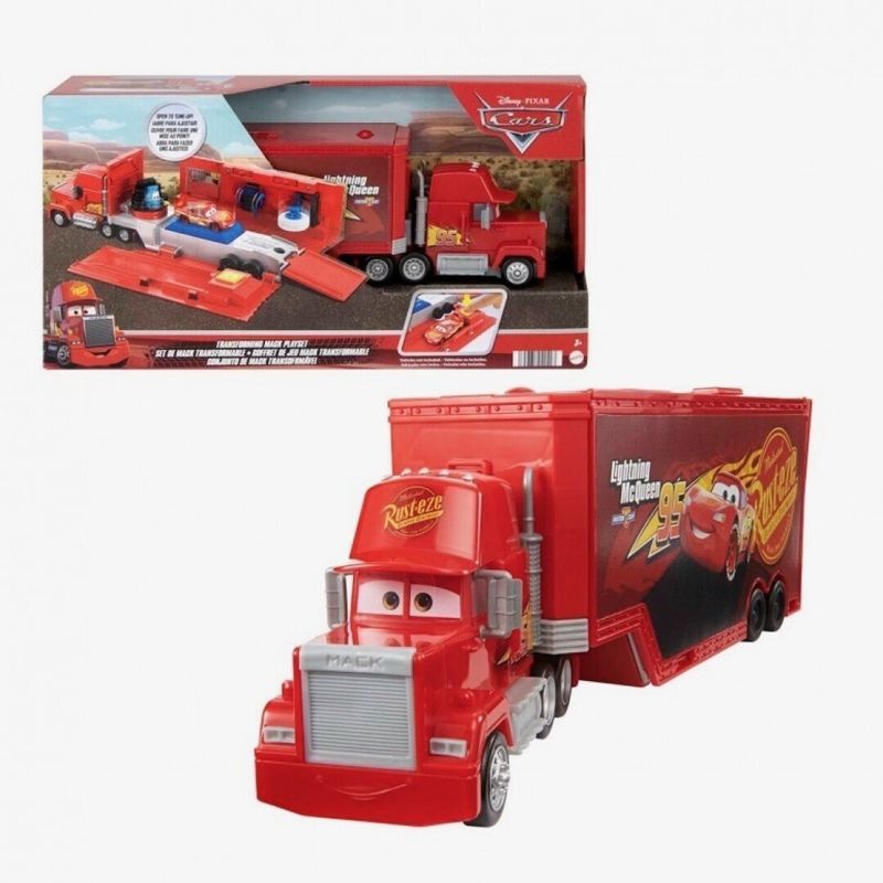 Disney Pixar Cars Mack transformable Camión Pista