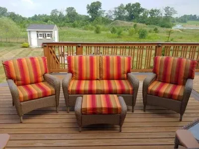 Charlottetown Patio Chair Martha Stewart Charlottetown Swivel