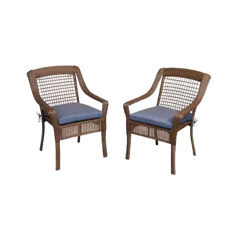 Spring Haven Dining Chairs with custom cushions on their seats