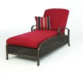Cedar Island Chaise Lounge with Outdoor Custom Cushions