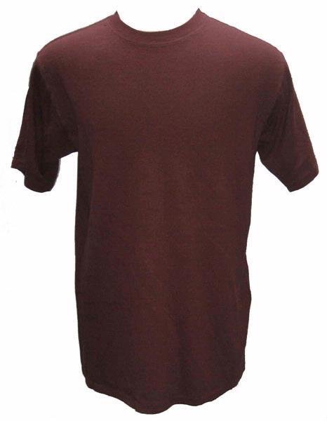 55% Hemp / 45% Organic Cotton T-Shirt 12 Pack (Maroon)