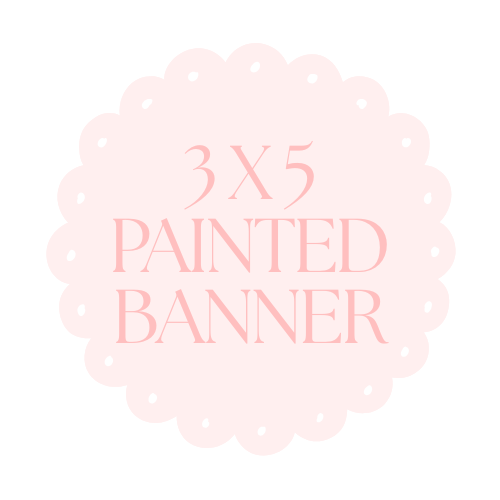 3' X 5' Custom Painted Banner