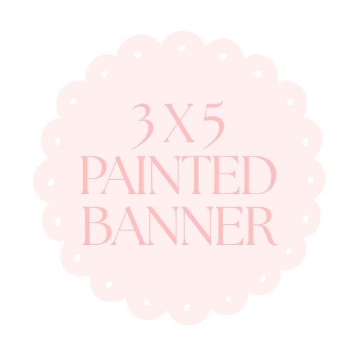 3' X 5' Custom Painted Banner