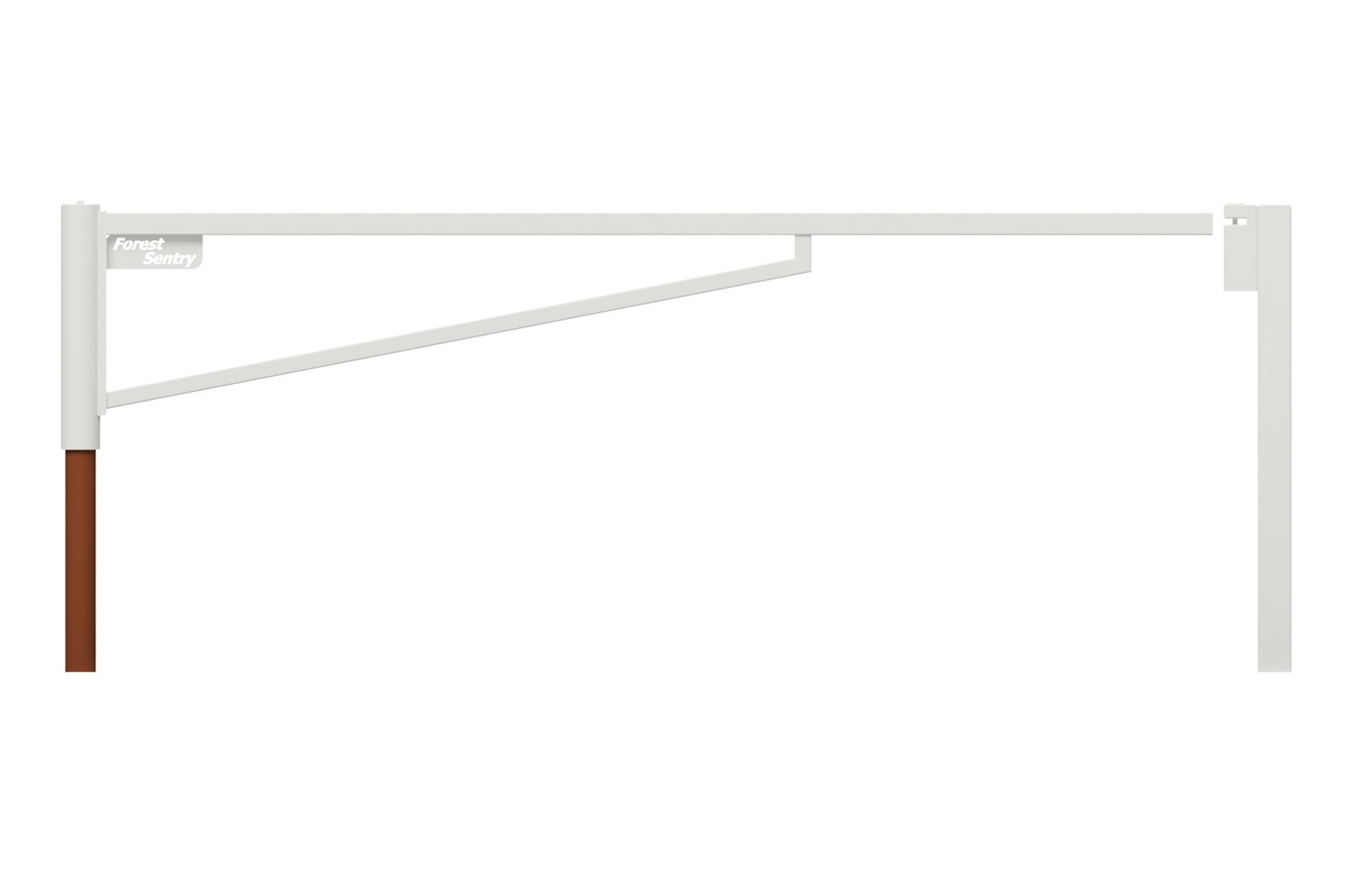 Model 300 Single, Ground Choice: Standard Post (Included), Length: 14', LockBox: Single Lockbox (Included), Paint: Standard Primer (Included), Resting Post: No Thanks