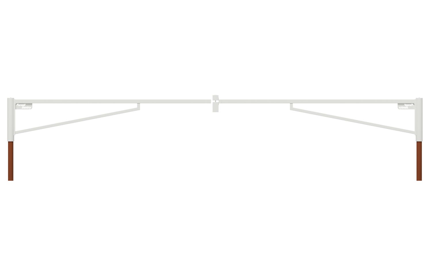 Model 300 Dual, Ground Choice: Standard Post (Included), Length: 22', LockBox: Single Lockbox (Included), Paint: Standard Primer (Included), Resting Post: No Thanks