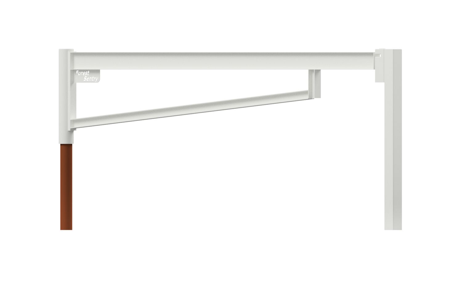 Model 100 Single, Ground Choice: Standard Post (Included), Length: 14', LockBox: Single Lockbox (Included), Paint: Standard Primer (Included), Resting Post: No Thanks