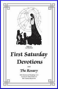 First Saturday Devotions - Pack of 25 Copies