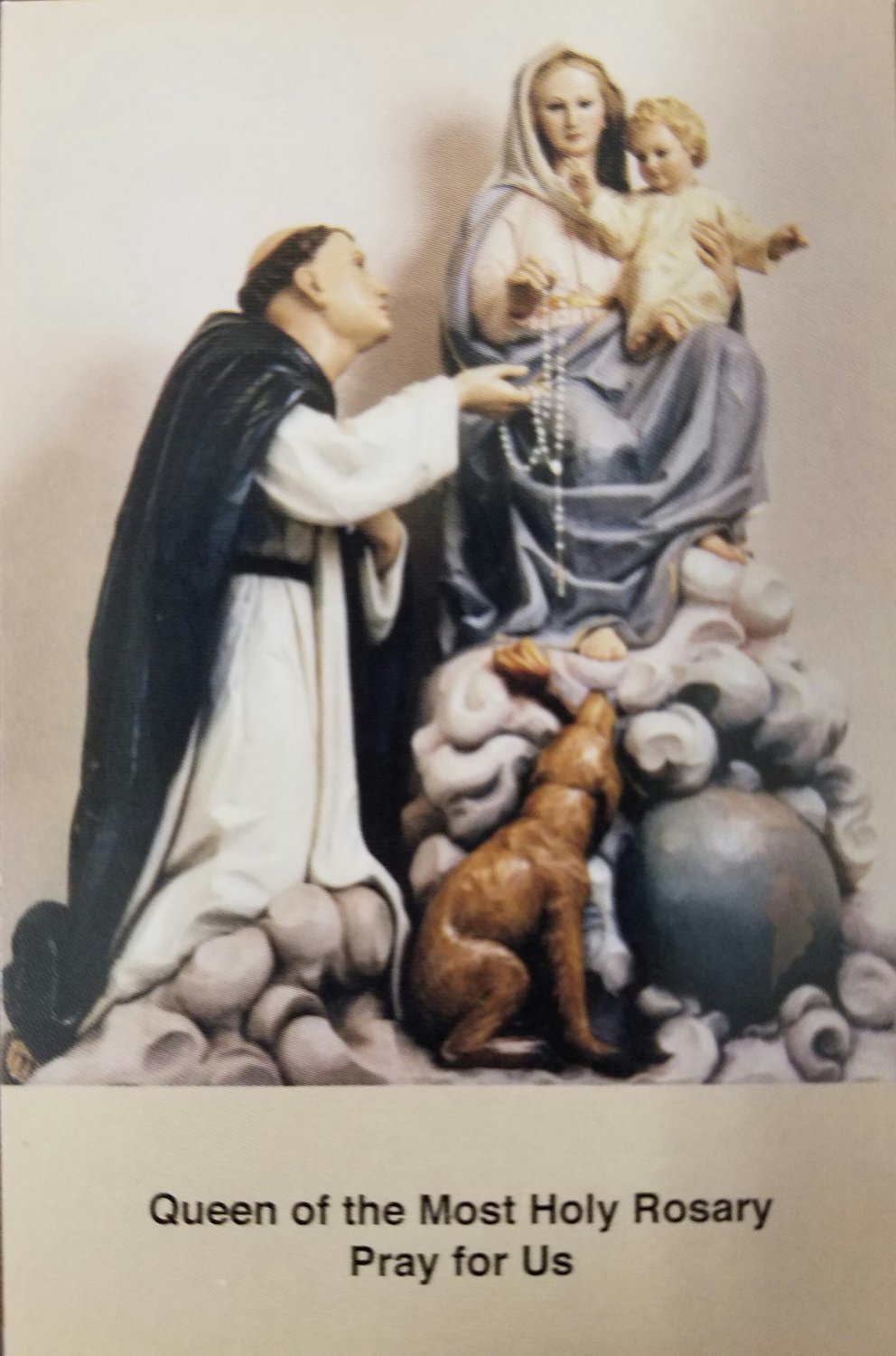 Shrine of Our Lady of the Rosary Prayer Card (Single)