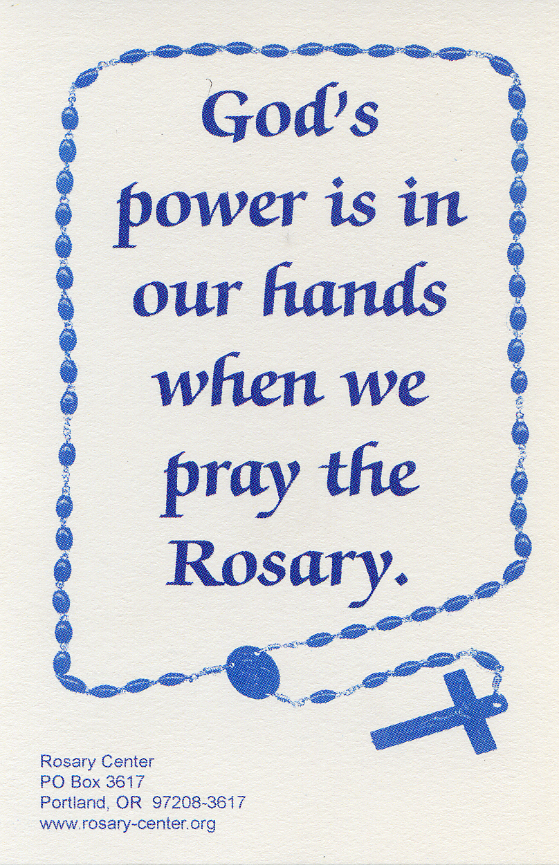 God's Power is in Our Hands Prayer Cards (100 Pack)