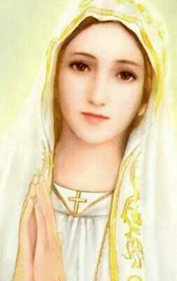 "My Litany to Mary" Holy Card