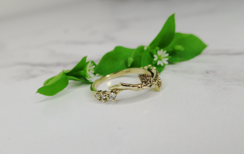 Leaf Ring (Made to Order)
