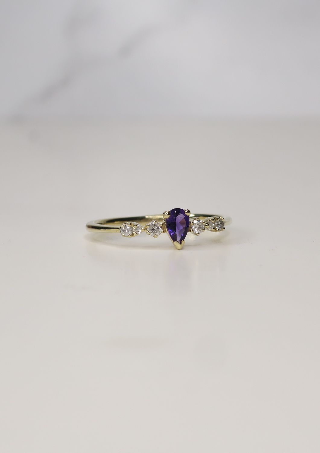 Petite Amethyst Ring