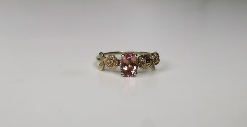 Imperial Topaz Rose Ring
