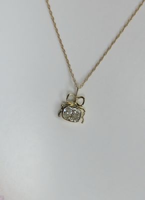 Cushion Ribbon Pendant