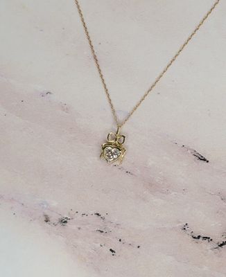 Heart Ribbon Pendant
