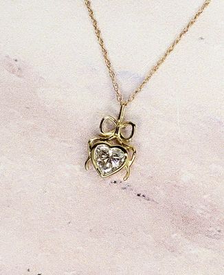Heart Ribbon Pendant