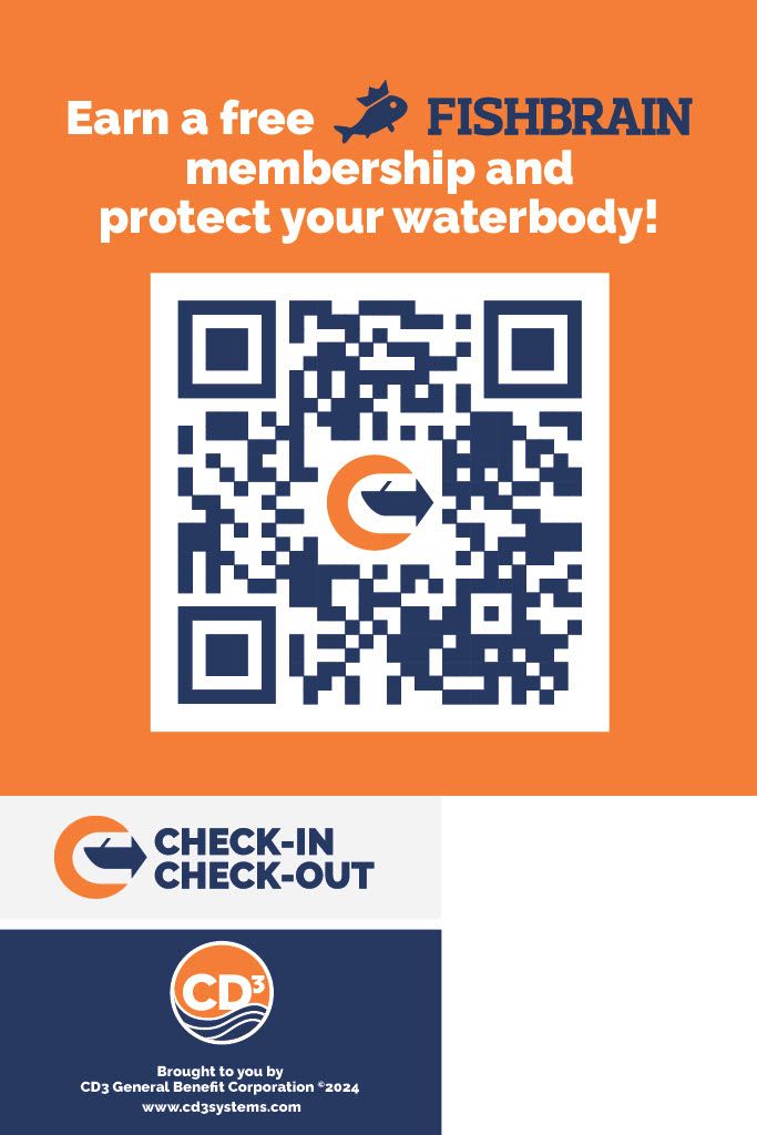 CICO Sign - Customer Logo + CD3 Fishbrain QR