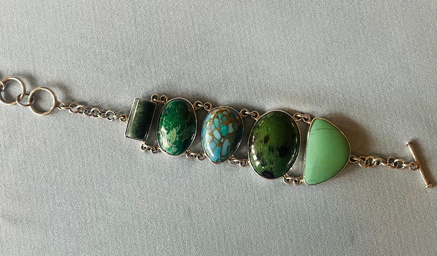 Natural Blues &amp; Greens Bracelet