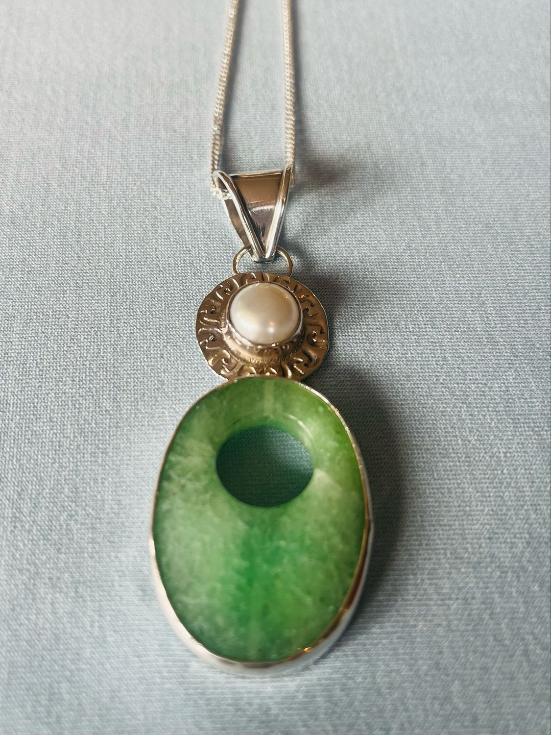 Agate Pearl Necklace
