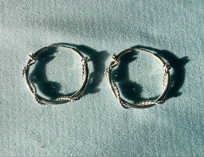 Twisty Rope Infinity Hoops 1”