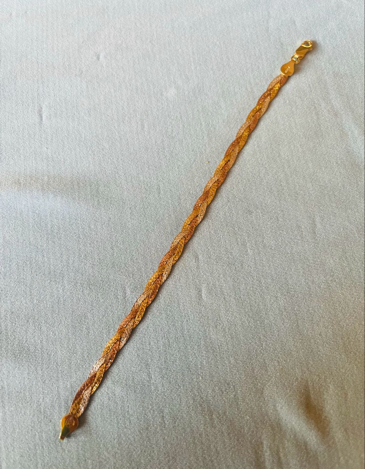 Braided Mixed Metals Bracelet