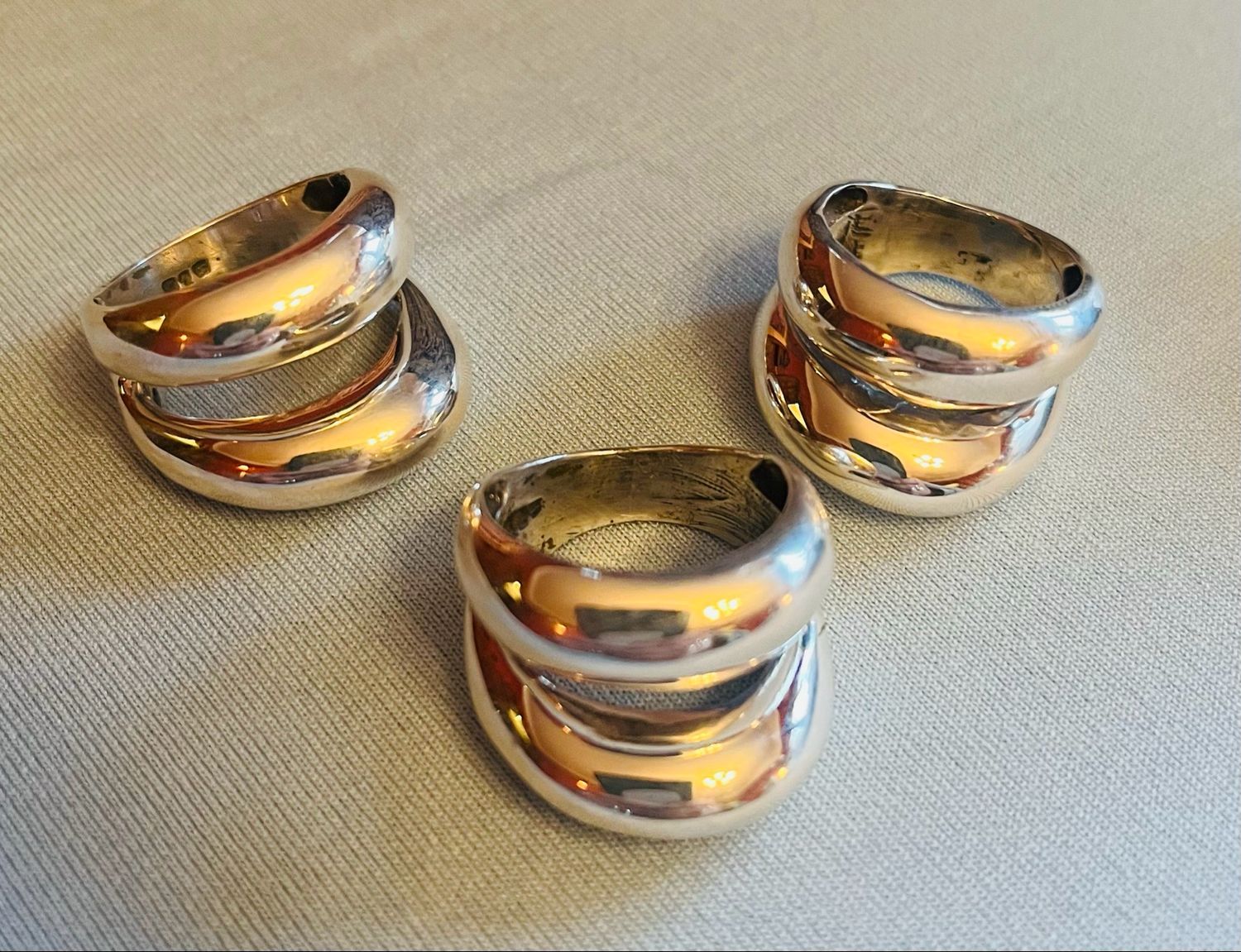 2 Rounded Bands Ring