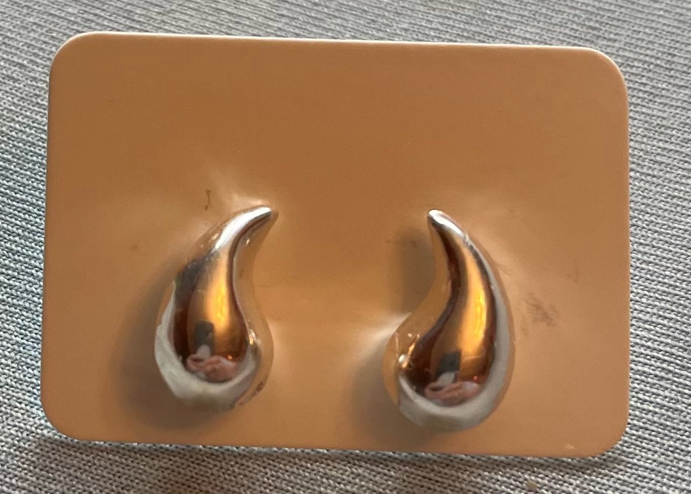 Small Teardrop Post Earrings