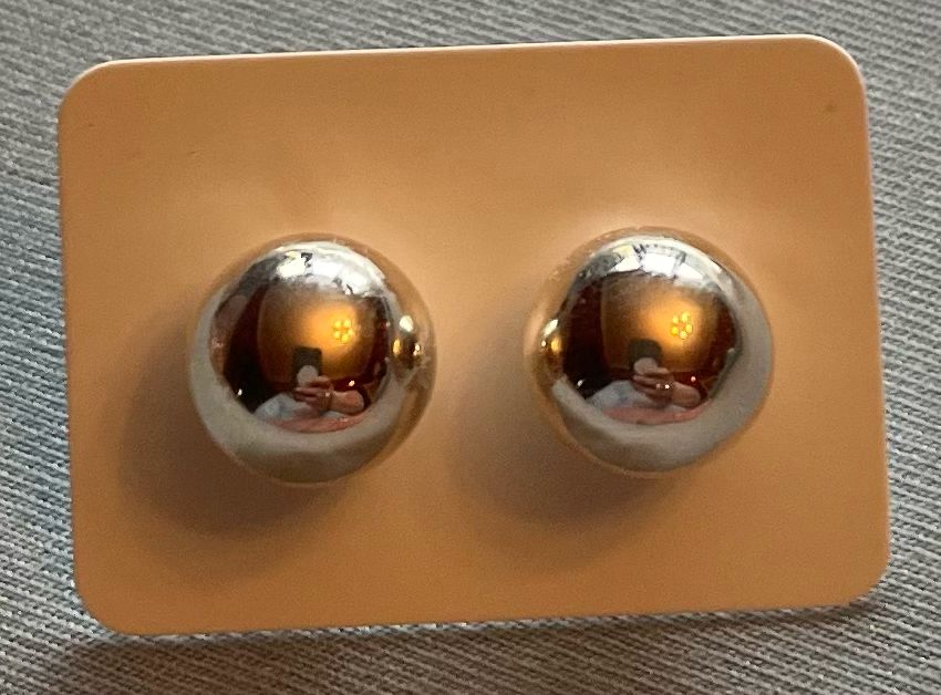 Largest Classic Ball Post Earrings