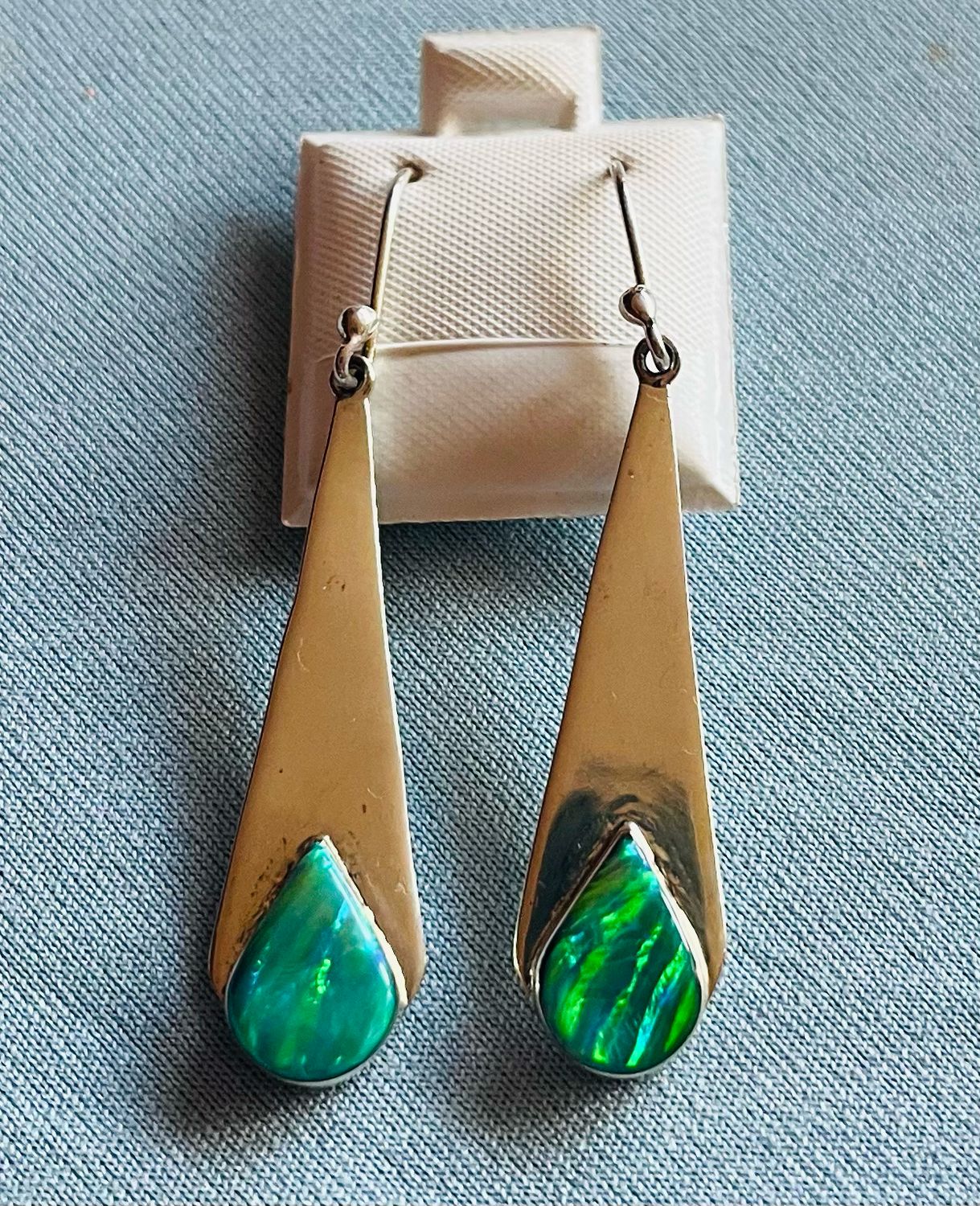 Teardrops Opal Earrings