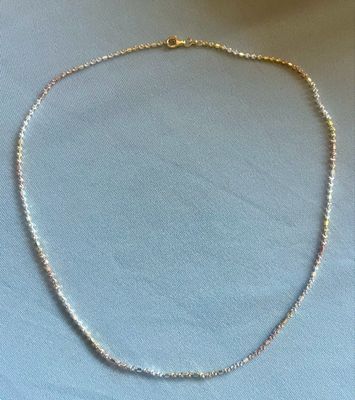 Silver, Gold, Rose Gold 18” Chain