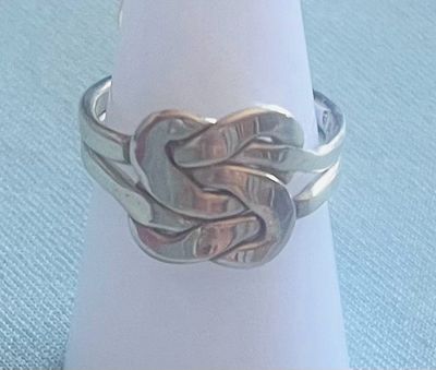 Knot Ring 2 Bands Size 7