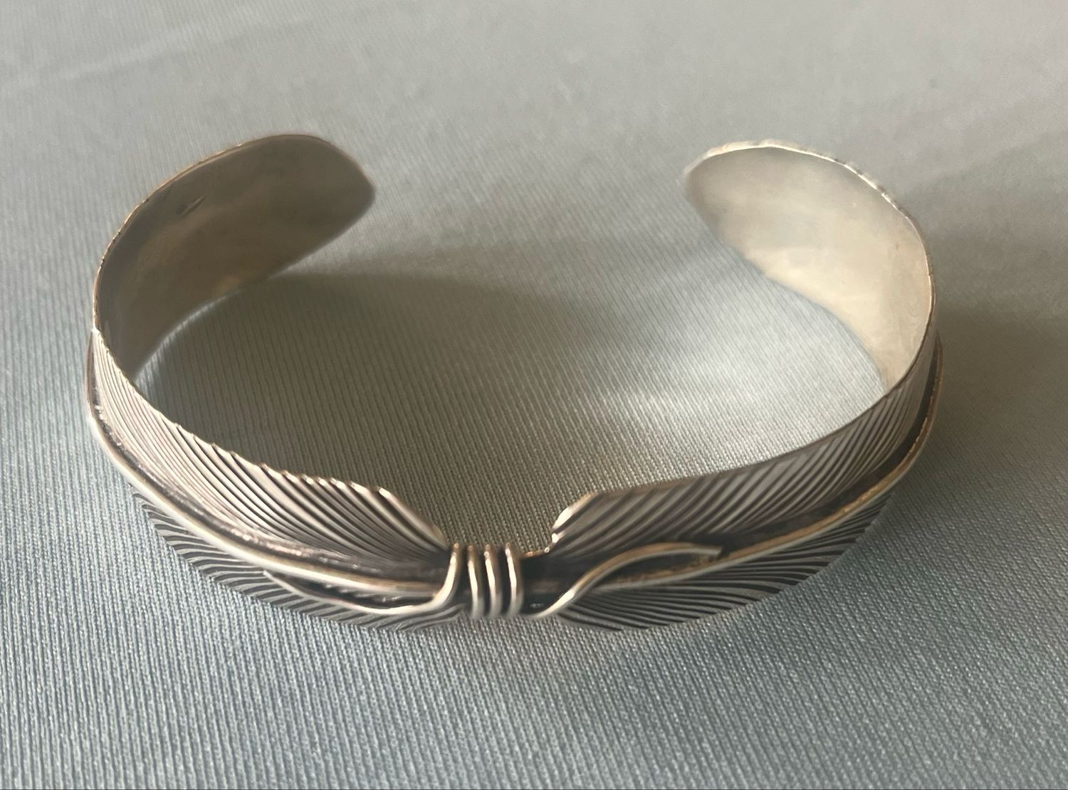 Feathery Cuff Bracelet