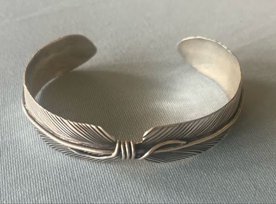 Feathery Cuff Bracelet