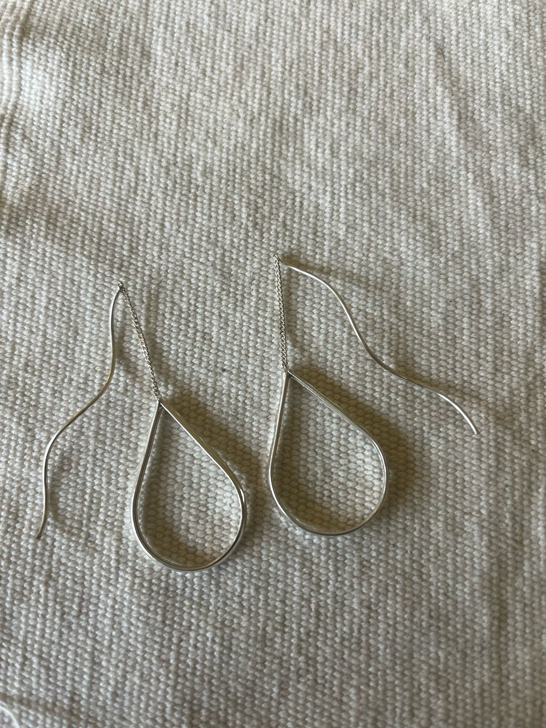 Teardrop Threader Earrings