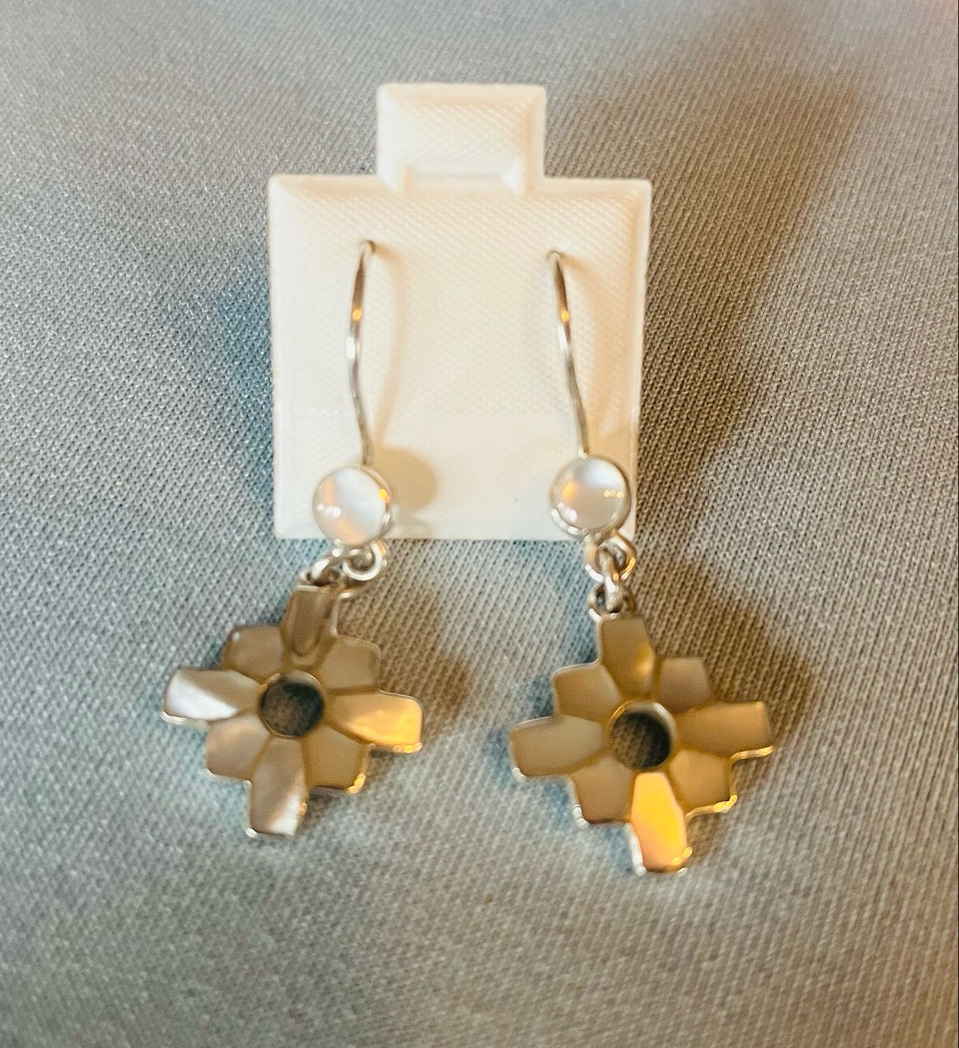 Mother of Pearl Incan Sun