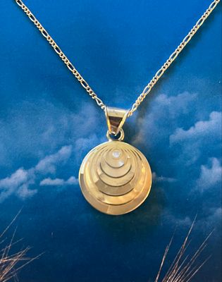 Mother of Pearl Circle Necklace