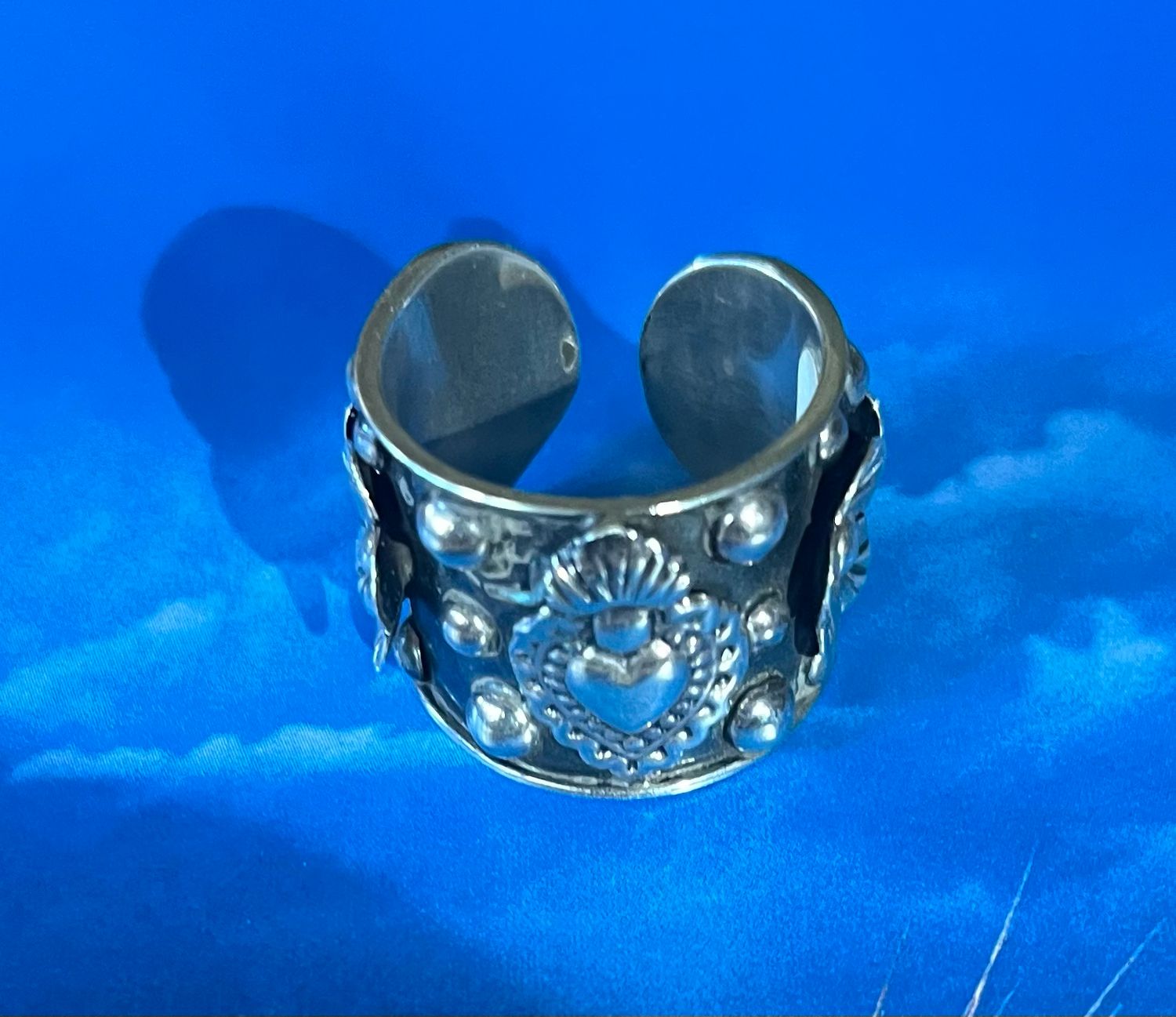 Medium Milagro Oxidized Ring- Size 8 to 9