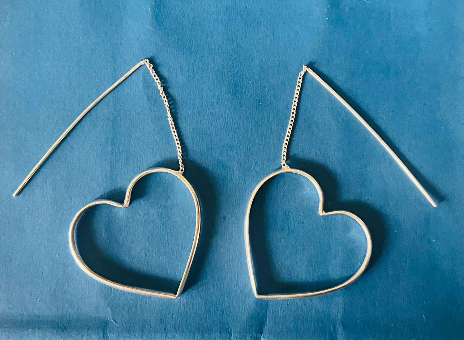 Heart Threader Earrings