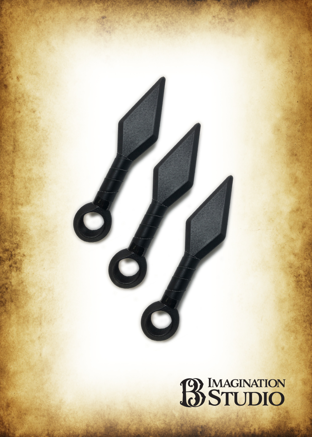 B3 Throwing Kunai, x3 FROM THE FORGE